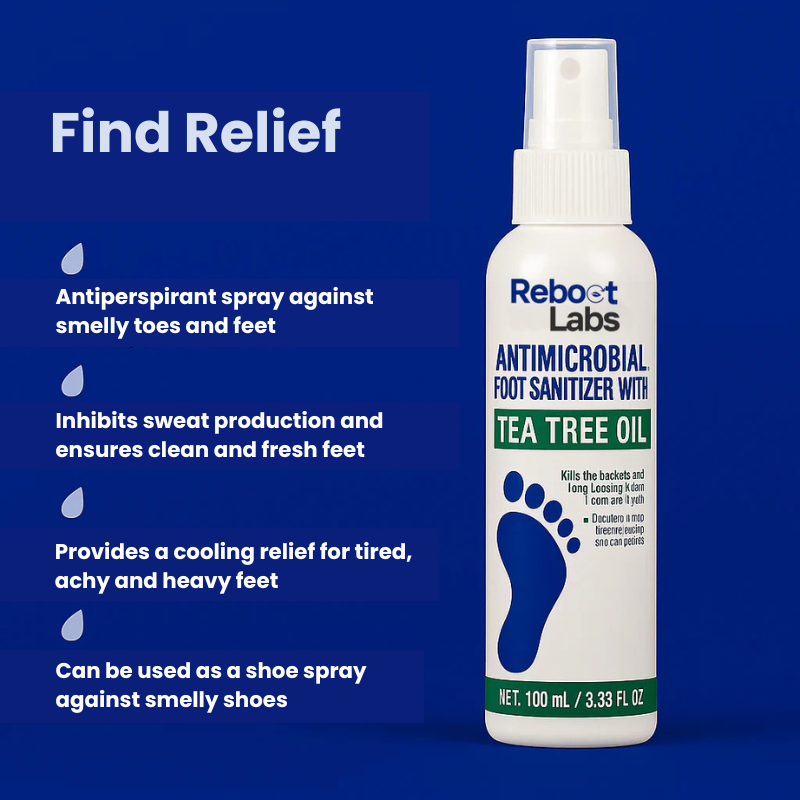 Reboot Labs™ Anti-Fungal Spray for Foot Fungus & Odor