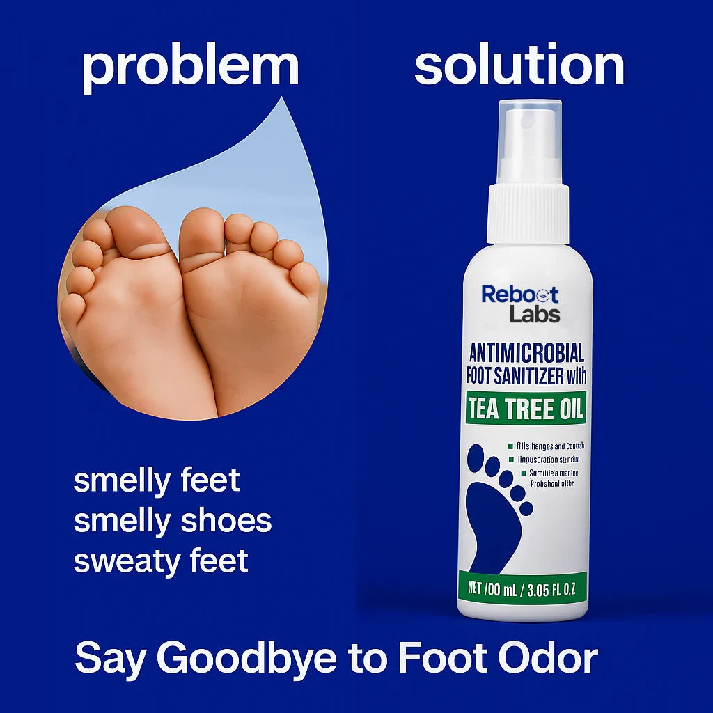 Reboot Labs™ Anti-Fungal Spray for Foot Fungus & Odor